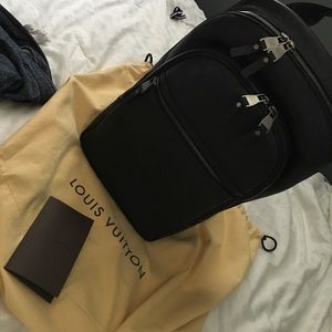 Louis Vuitton Onyx Michael NM Damier Leather backp